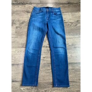 EUC Womens Jen 7 7 for all mankind cropped skinny jeans stretch size 2